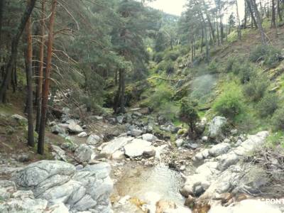 Cascada El Hornillo - Puerto Malagón; grupo de senderismo madrid grupos senderismo mochila para send